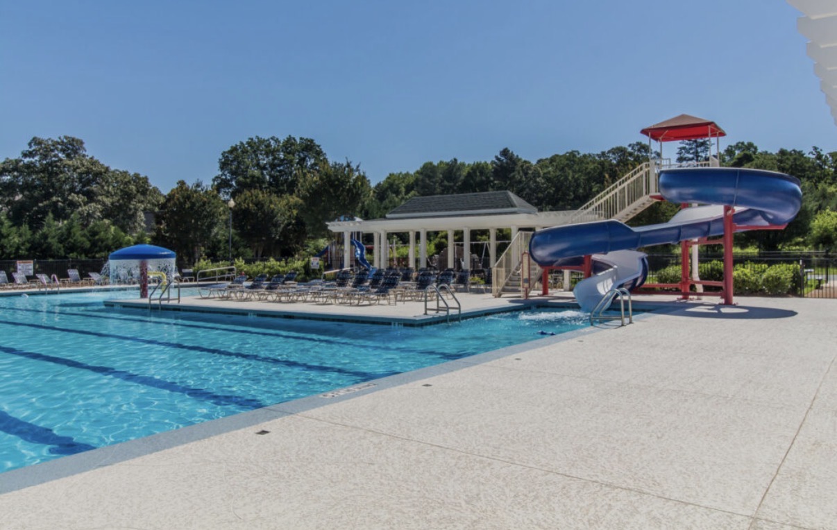 Traditions of Braselton pool and water slide