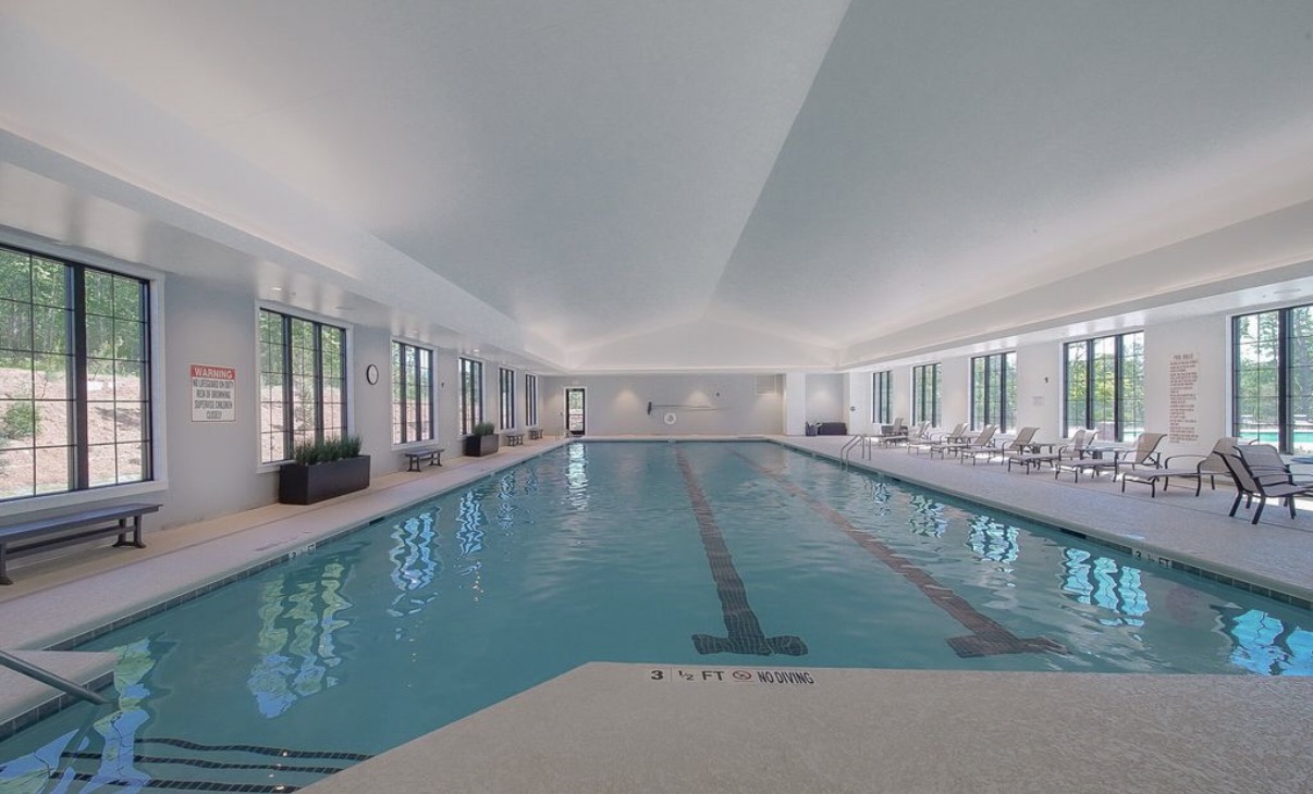 Indoor lap pool at Cresswind at Twin Lakes