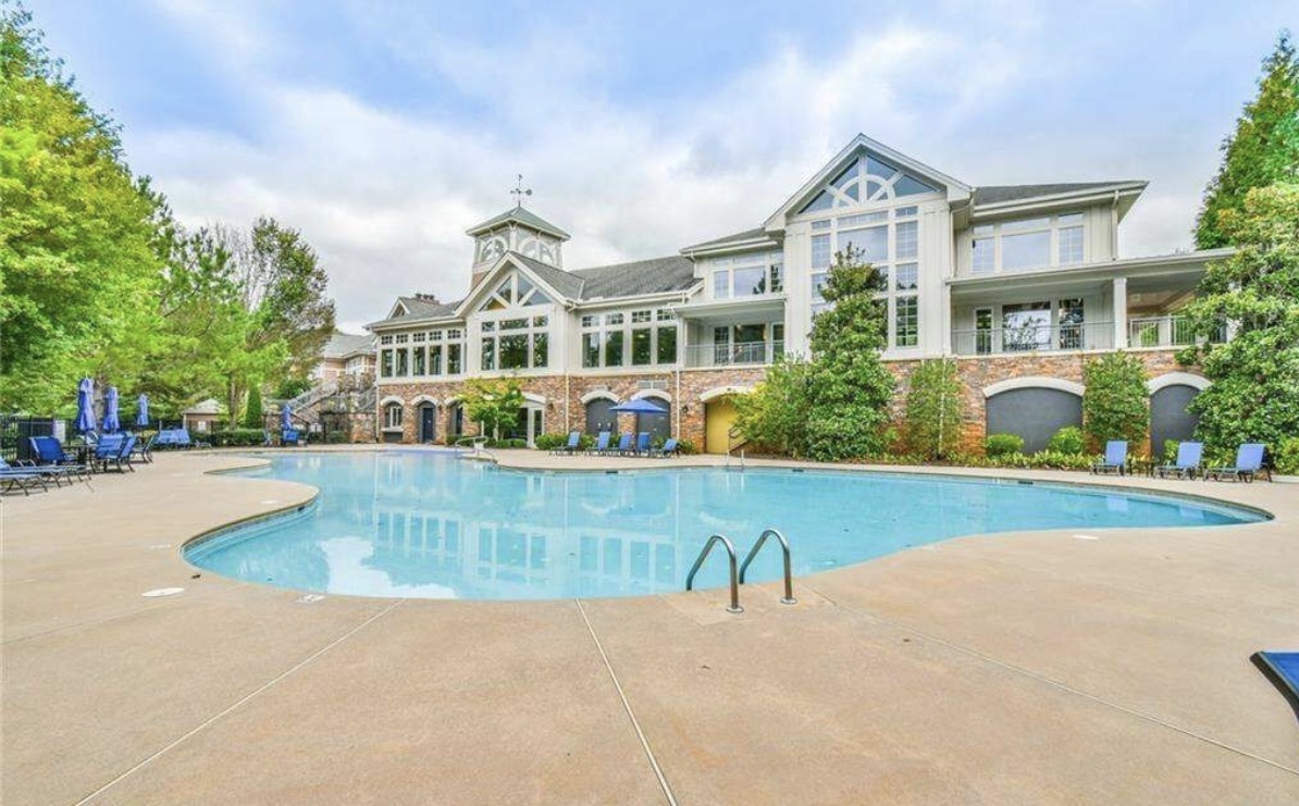 Outdoor resort-style pool at Village at Deaton Creek