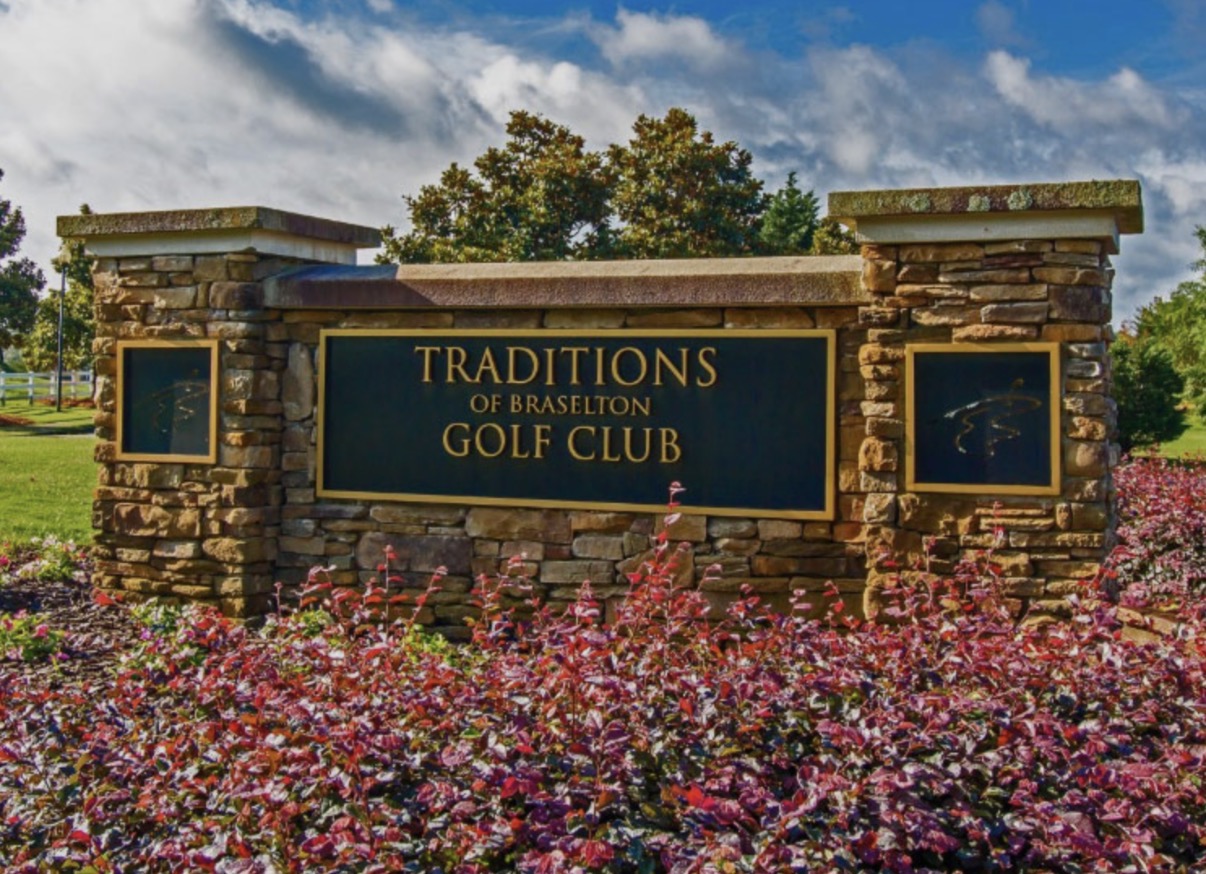 Traditions of Braselton Golf Club sign